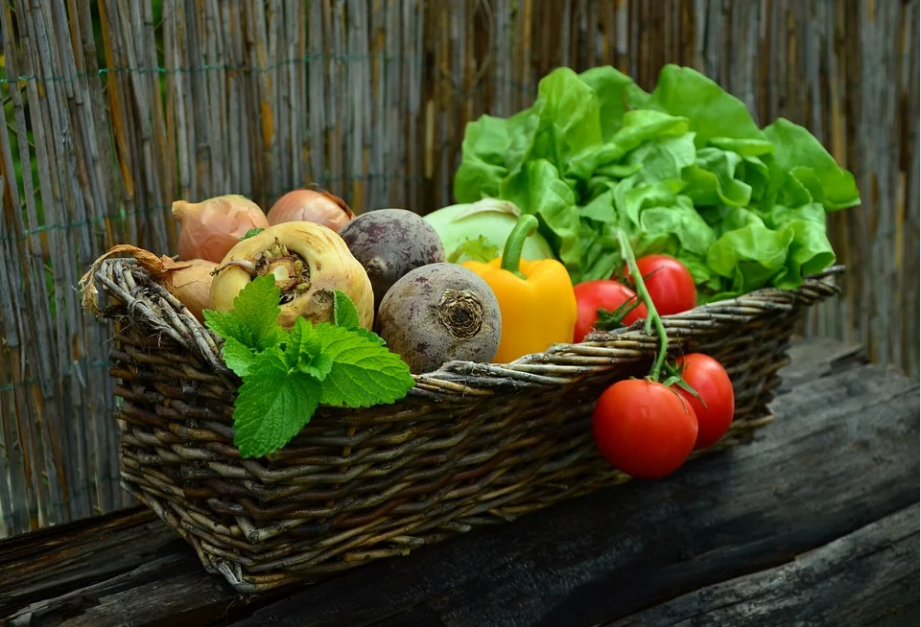 basket of veges